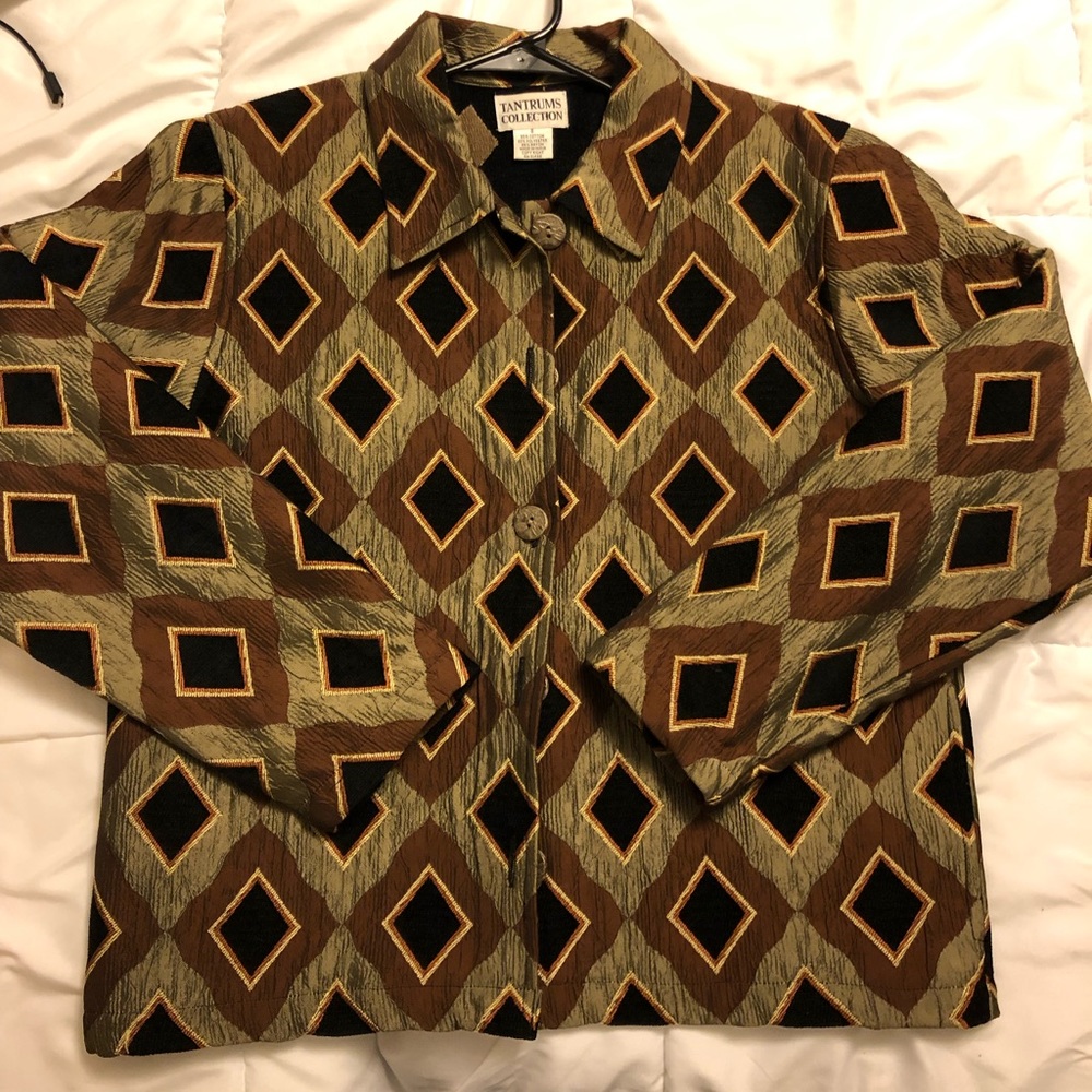 Vintage Like Cropped Jacket